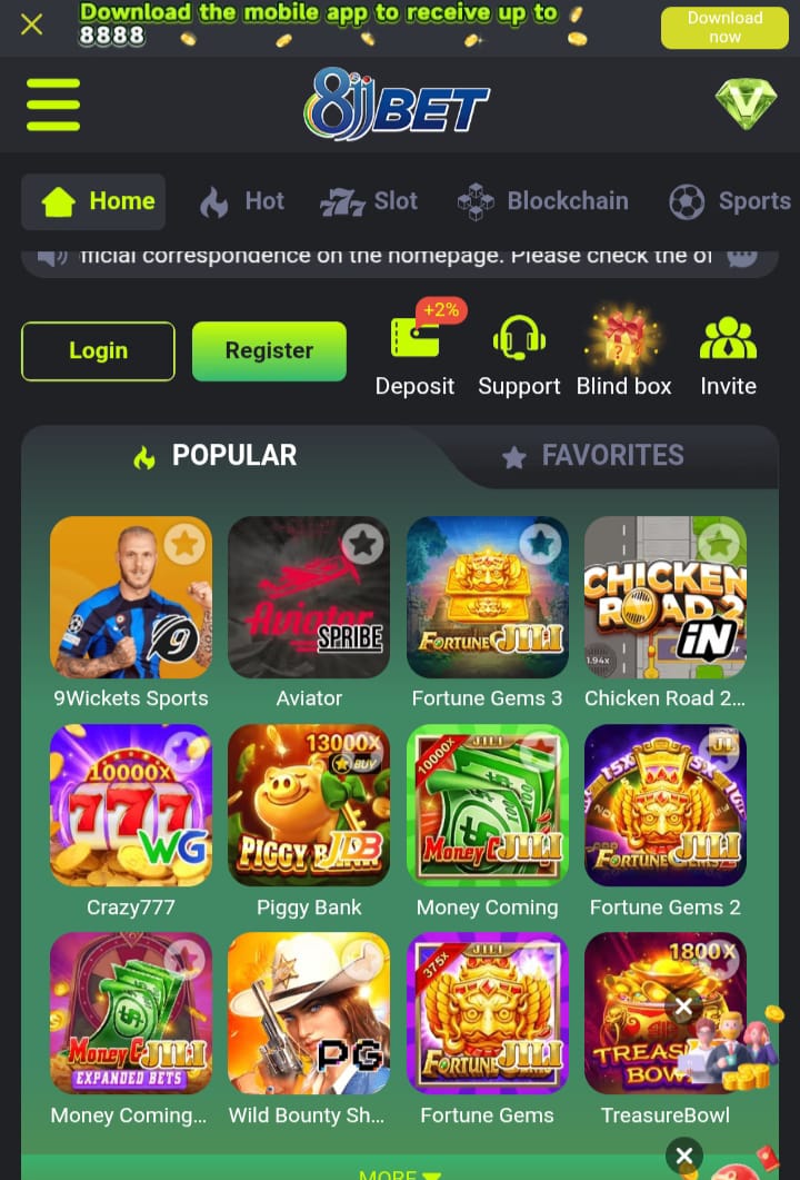 8JJ Bet Game Download